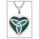 NECKLACE CELTIC HEART + TRINITY